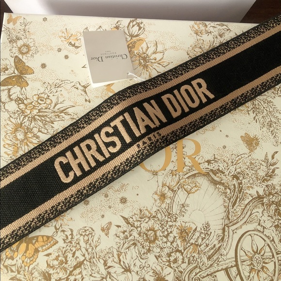 DIOR embroidered canvas belt - Picture 9 of 9